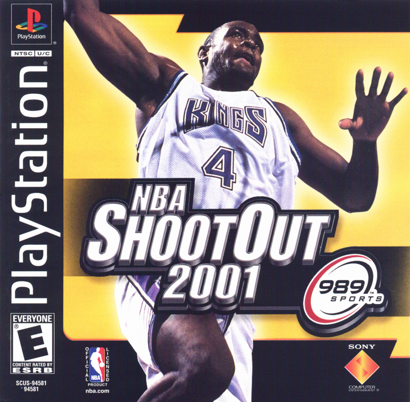 NBA ShootOut 2001 box art for Playstation 2